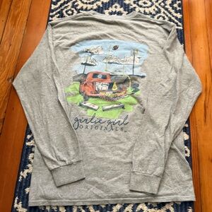 3/$25 🏈 Girlie Girl Originals Football Graphic Long Sleeve Tee Size M